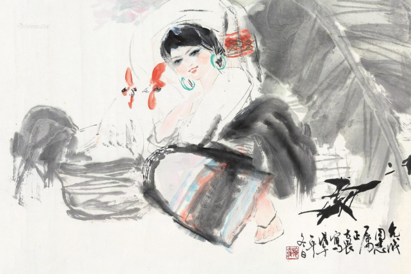 少女雙吉圖
