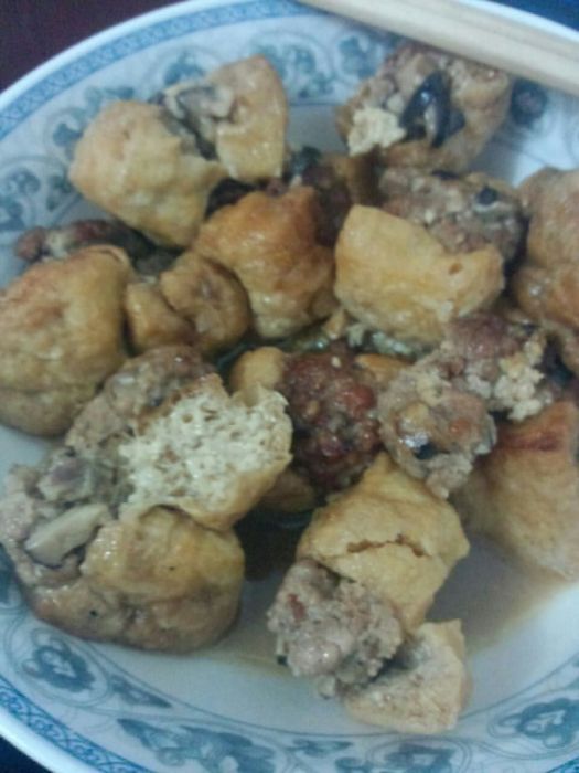 釀油豆腐泡 釀油豆腐泡