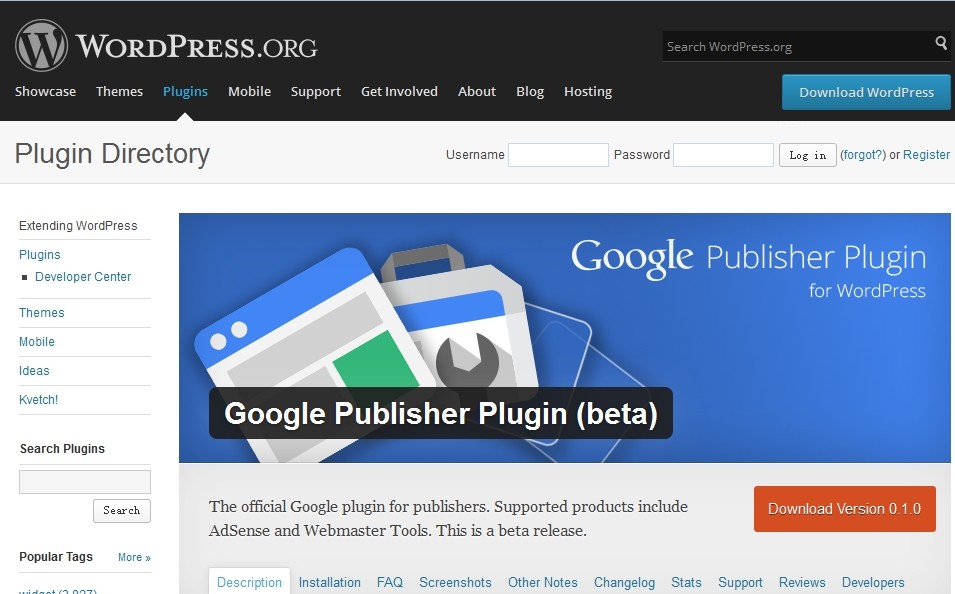 Google Publisher Plugin
