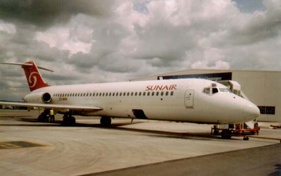 與失事飛機同型號的DC-9客機