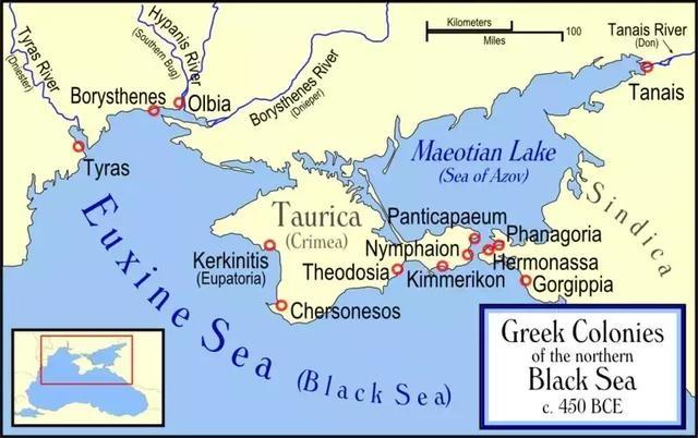 位於黑海北岸的博斯普魯斯王國