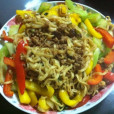 彩椒炒麵 彩椒炒麵