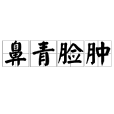 鼻青臉腫 鼻青臉腫