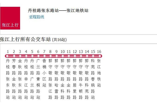 上海公交張江 上海公交張江