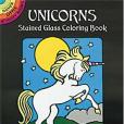 Unicorns Stained Glass Colouring BO Unicorns Stained Glass Colouring BO