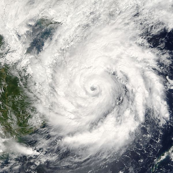 颱風啟德 衛星雲圖