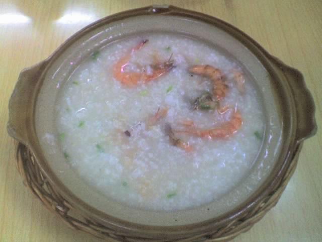 鮮蝦瑤柱粥
