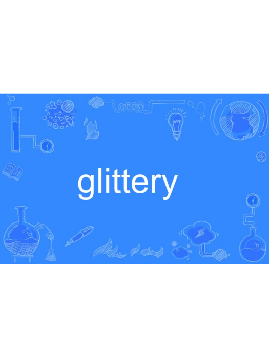 glittery glittery