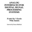 Analog Interfaces for Digital Signal Processing Systems Analog Interfaces for Digital Signal Processing Systems