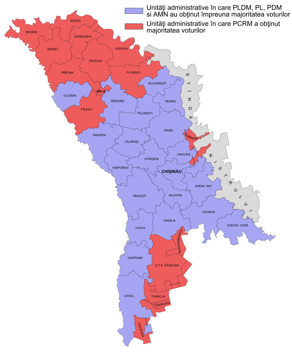 2009年6月摩爾多瓦議會選舉結果