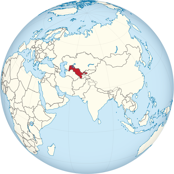 烏茲別克斯坦共和國地理位置