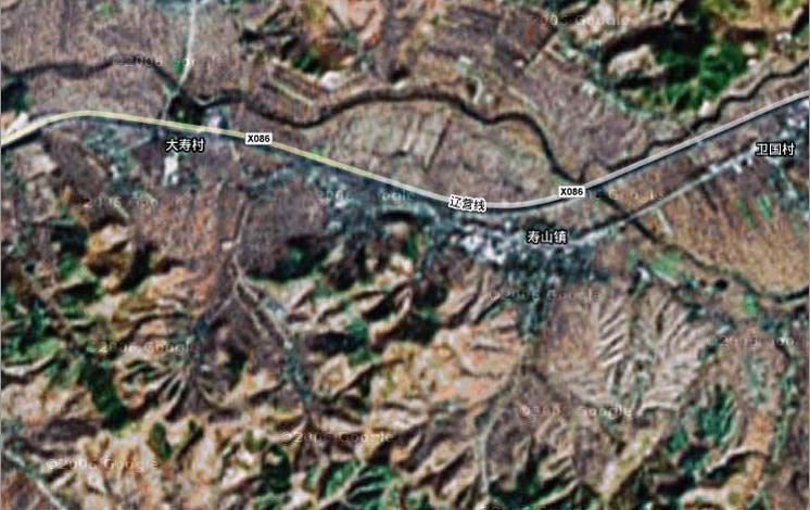 壽山鎮衛星地圖