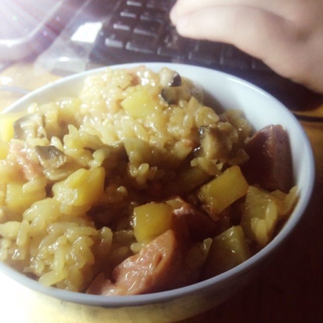 土豆蘑菇燜飯 土豆蘑菇燜飯