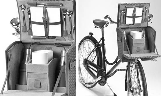 為當時騎腳踏車人士設計的“騎士箱”