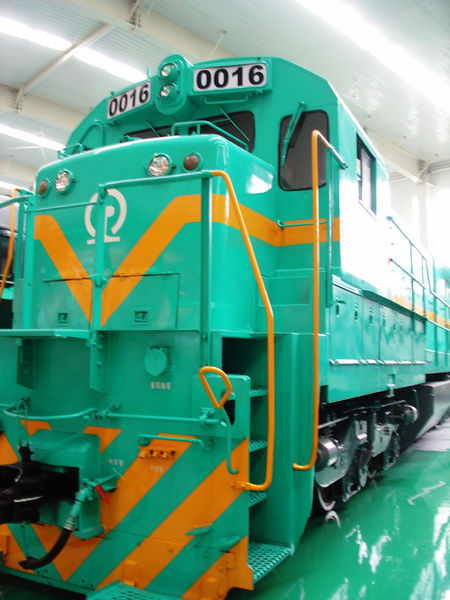 保存於瀋陽鐵路機車陳列館的ND5-0016
