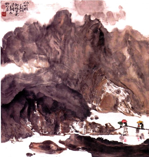 山雨圖 山雨圖