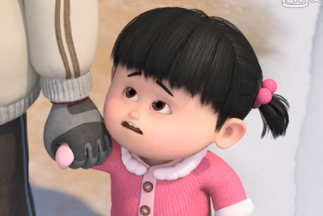 小女孩(卡通片《熊出沒》系列的人物) 小女孩(卡通片《熊出沒》系列的人物)