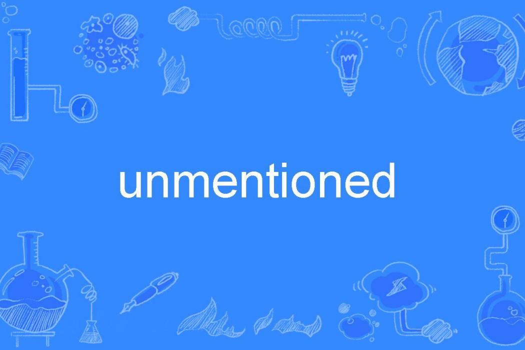 unmentioned unmentioned