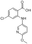 4-氯-2-[（6-甲氧基-3-吡啶基）氨基]苯甲酸