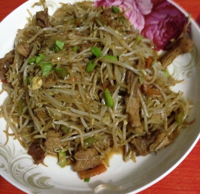 豆芽炒豬肉 豆芽炒豬肉