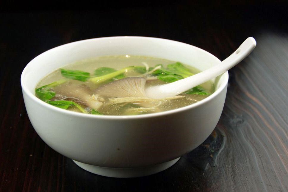雞絲麻菇湯 雞絲麻菇湯