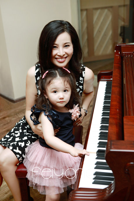 甘蕙茵和她的女兒