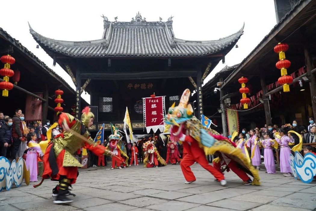 羅城麒麟燈 羅城麒麟燈