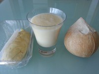 榴槤椰子汁
