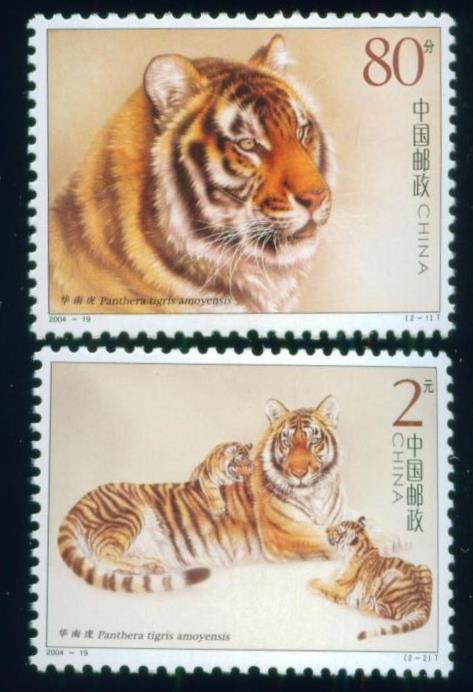 華南虎(中國2004年發行郵票)