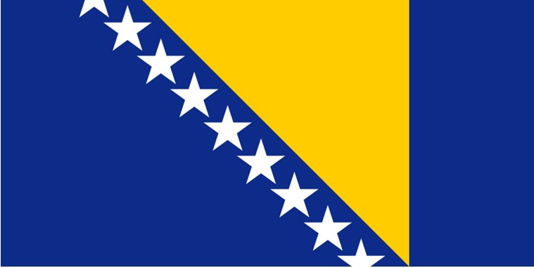 波士尼亞和黑塞哥維那國旗