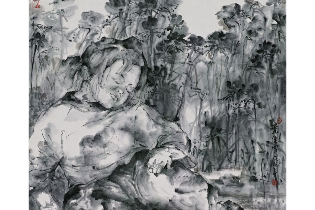 午安(敬業佳國畫作品) 午安(敬業佳國畫作品)