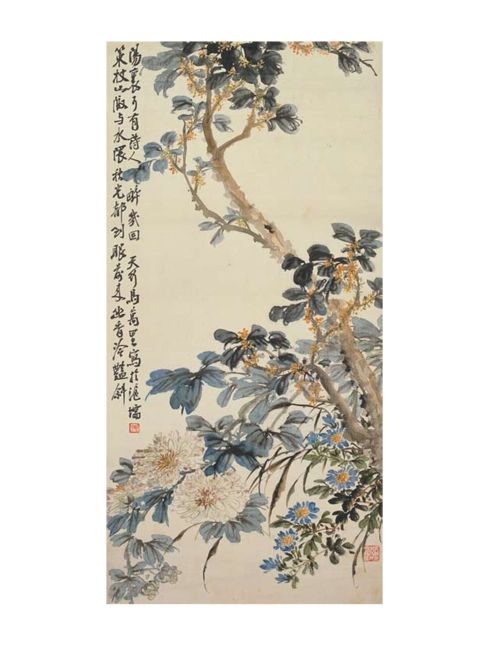 三秋圖(馬萬里創作的繪畫) 三秋圖(馬萬里創作的繪畫)