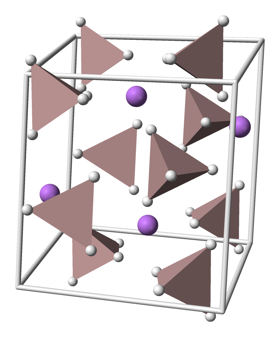 氫化鋁鋰的晶體結構
