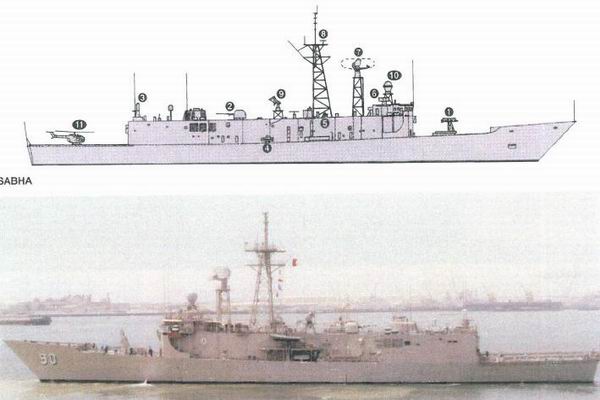 薩巴赫級護衛艦“薩巴赫”號，僅此一艘