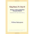 King Henry IV, Part II King Henry IV, Part II