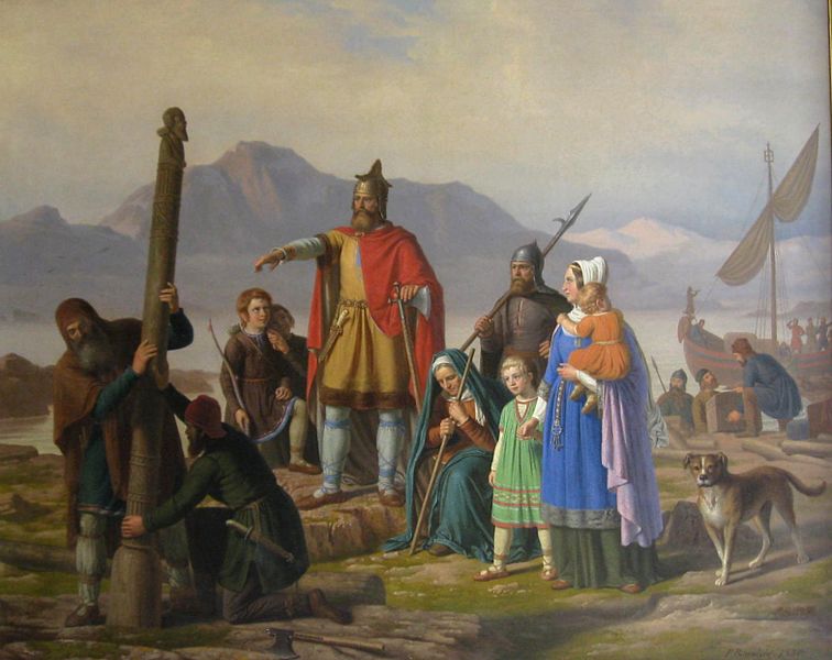 冰島第一批永久定居者，首領殷格·亞納遜
