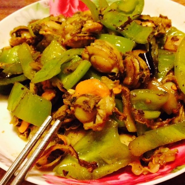 青椒炒扇貝 青椒炒扇貝