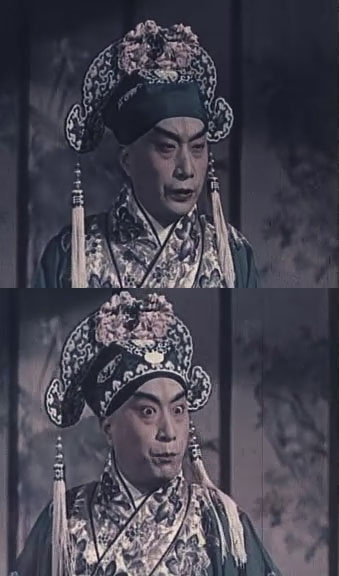 葉盛蘭飾《借東風》里病中與病後的周瑜