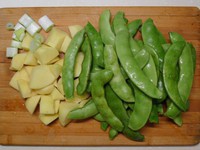紅燒排骨燉豆角土豆