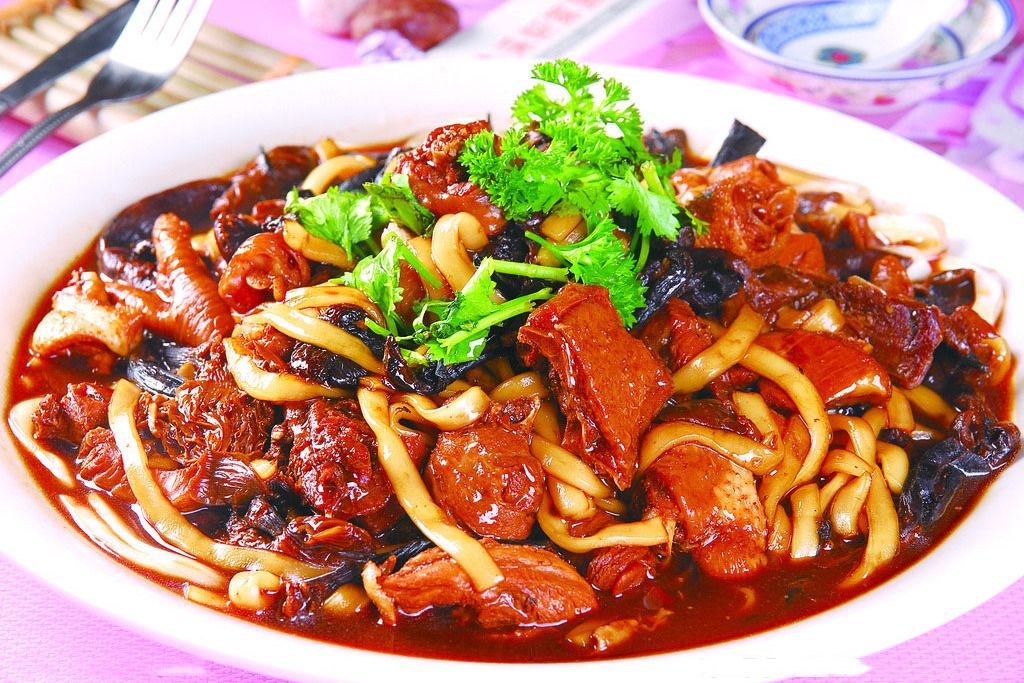 菇肉燜粉條 菇肉燜粉條