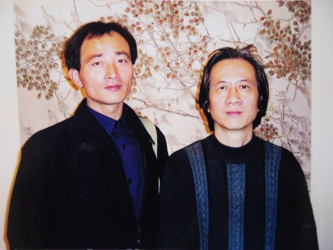 姜雪峰與中央美院教授蘇百筠老師