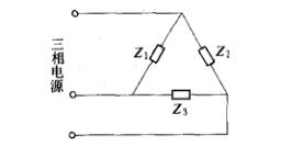 圖1 三角形三相負載