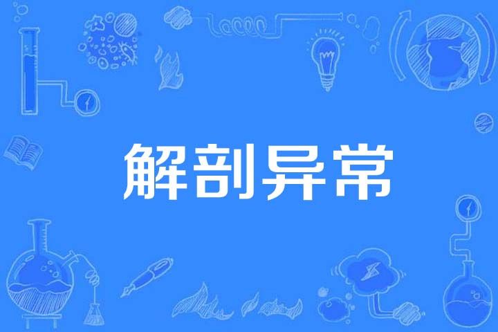 解剖異常 解剖異常