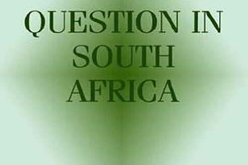 The Agrarian Question in South Africa The Agrarian Question in South Africa