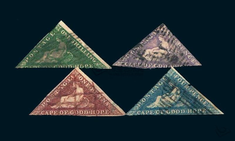 世界第一套三角郵票