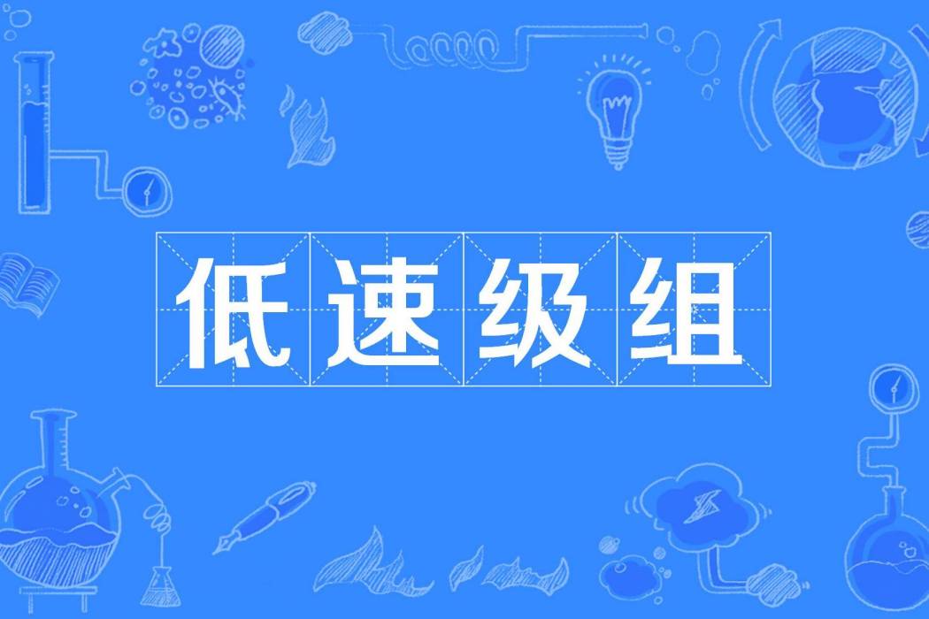 低速級組 低速級組