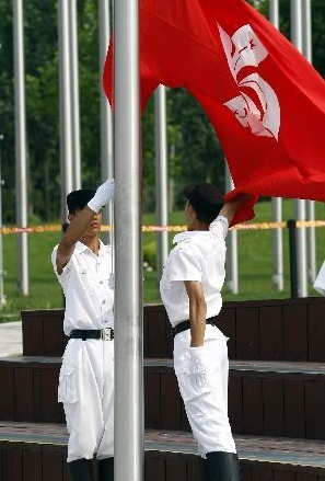 香港代表團 殘奧村內舉行升旗儀式(圖片3)