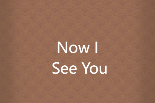 Now I See You Now I See You