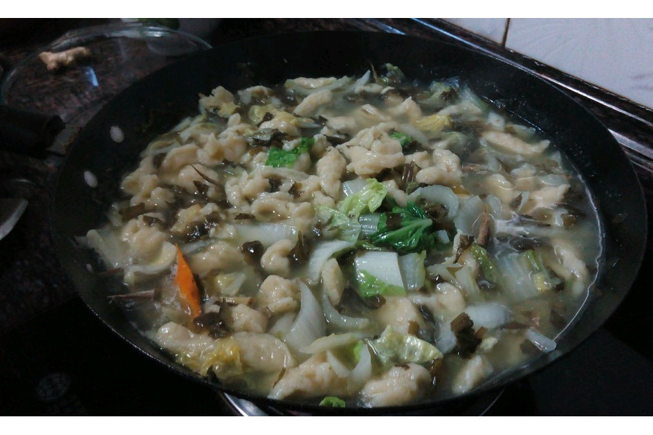 魚湯疙瘩 魚湯疙瘩