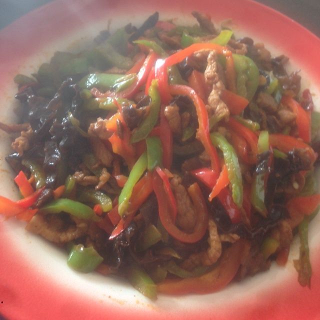 辣子炒肉絲 辣子炒肉絲